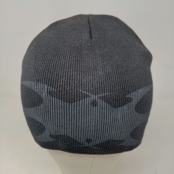 Broner Men's Beanie Hat Black Size OSFM 100% Cotton Flames Graphic - Picture 3 of 11